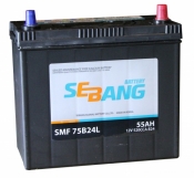 Аккумулятор SEBANG 55А/ч SMF 75B24L (238х129х225)  о/п тонк. кл.